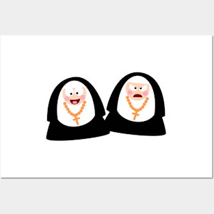 Two Nuns Posters and Art